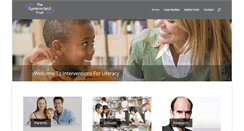 Desktop Screenshot of interventionsforliteracy.org.uk